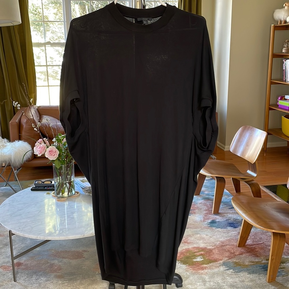 COS black dress.